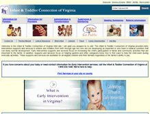 Tablet Screenshot of infantva.org